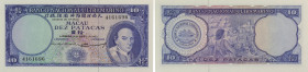 Macau. Banco Nacional Ultramarino. 10 Patacas. 08.04.1963. Serial number 4161696. P# 50. Uncirculated.