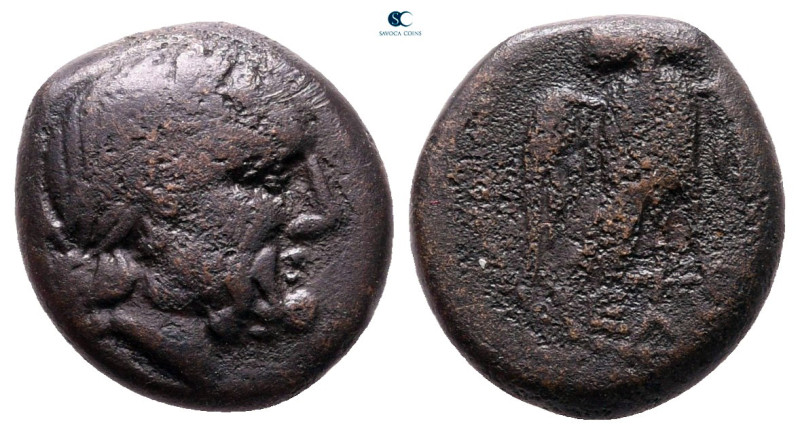 Lucania. Velia circa 400-100 BC. 
Bronze Æ

14 mm, 2,45 g



Nearly Very ...