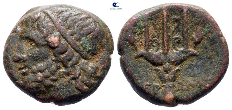 Sicily. Syracuse. Hieron II 275-215 BC. 
Bronze Æ

20 mm, 6,90 g



Nearl...