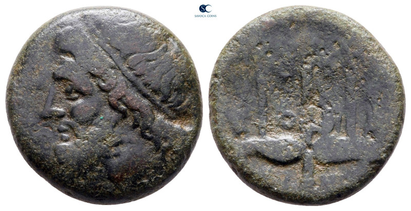 Sicily. Syracuse. Hieron II 275-215 BC. 
Bronze Æ

18 mm, 6,16 g



Good ...