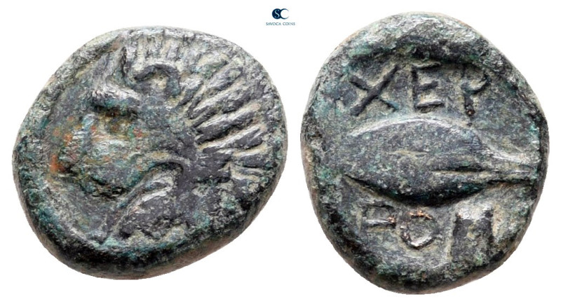 The Thracian Chersonese. Chersonesos circa 309-220 BC. 
Bronze Æ

12 mm, 1,28...