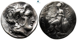 Kings of Thrace. Lampsakos. Macedonian. Lysimachos 305-281 BC. Struck circa 297-281 BC. Tetradrachm AR