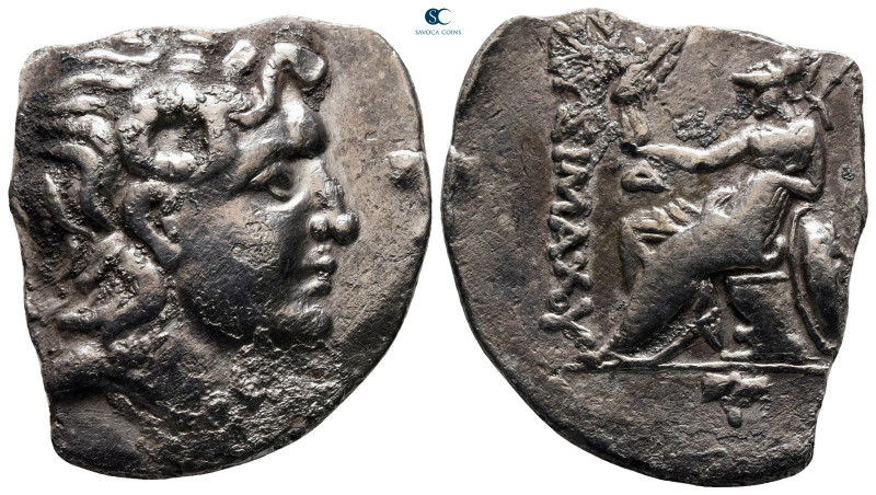 Kings of Thrace. Lampsakos. Macedonian. Lysimachos 305-281 BC. 
Tetradrachm AR...