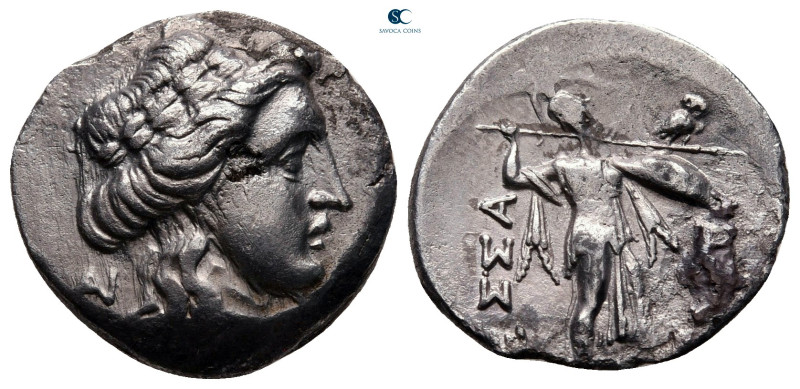 Thessaly. Thessalian League circa 150-120 BC. An–, magistrate
Drachm AR

18 m...