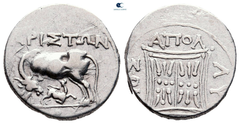 Illyria. Apollonia. ΑΡΙΣΤΩΝ (Ariston) and ΛΥΣΗΝΟΣ (Lysenos), magistrates circa 8...