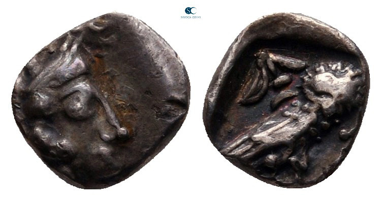 Attica. Athens circa 454-404 BC. 
Obol AR

8 mm, 0,56 g



Very Fine