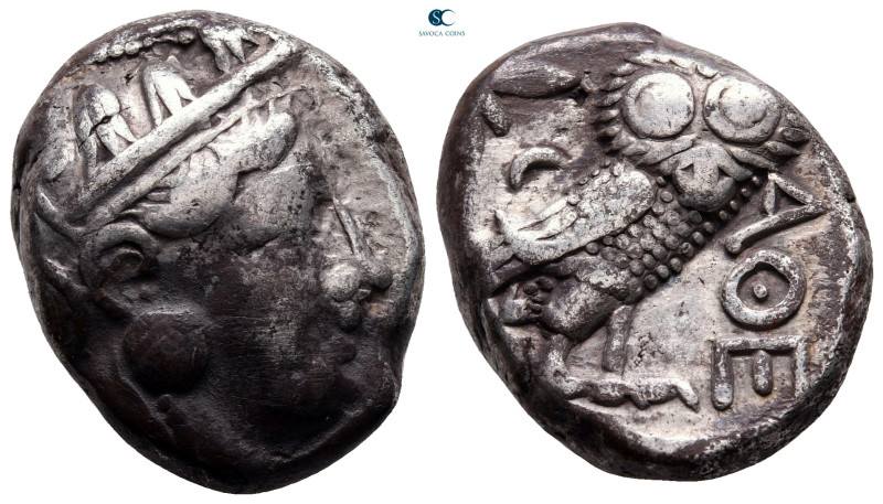 Attica. Athens circa 350-294 BC. 
Tetradrachm AR

25 mm, 16,89 g



Very ...