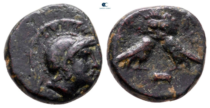 Attica. Athens circa 340-317 BC. 
Bronze Æ

14 mm, 2,61 g



Very Fine