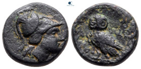 Attica. Athens circa 307-300 BC. Bronze Æ