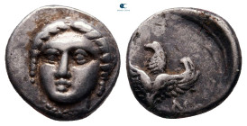 Paphlagonia. Sinope circa 330-250 BC. Hemidrachm AR