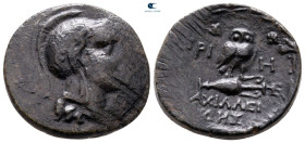 Ionia. Priene. ΑΧΙΛΛΕΙΔΗΣ (Achilleides), magistrate circa 150-125 BC. Bronze Æ