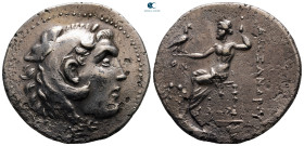 Pamphylia. Perge circa 221-189 BC. In the name and types of Alexander III of Macedon. Tetradrachm AR