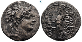 Kings of Cappadocia. Ariaratheia or Eusebia-Tyana mint. Time of Ariarathes VIII to Ariobarzanes I 100-63 BC. In the name and types of Antiochos VII Eu...