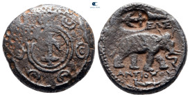 Seleukid Kingdom. Military mint in Coele . Antiochos III Megas 223-187 BC. Bronze Æ