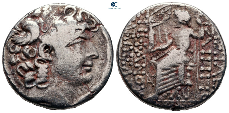 Seleukid Kingdom. Antioch on the Orontes. Philip I Philadelphos 95-75 BC. 
Tetr...