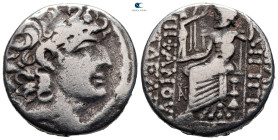 Seleukid Kingdom. Antioch on the Orontes. Philip I Philadelphos 95-75 BC. Tetradrachm AR