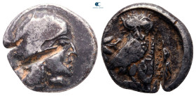 Philistia (Palestine). Uncertain mint  circa 400-333 BC. Imitating Athens. Drachm AR