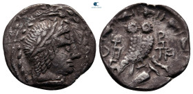 Arabia. Sabaean Kingdom circa 100 BC-AD 100. Imitating Athens 'New Style' coinage. Half Unit AR