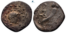 Arabia. Sabaean Kingdom circa 100 BC-AD 100. Imitating Athens 'New Style' coinage. Half Unit AR