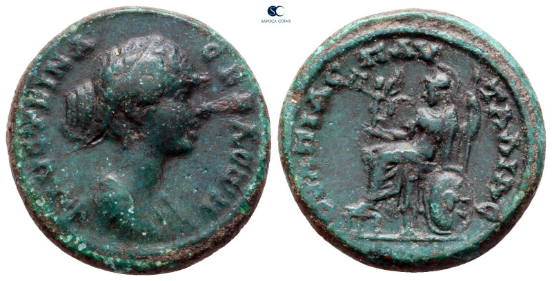 Thrace. Pautalia. Faustina II AD 147-175. 
Bronze Æ

22 mm, 6,50 g



Ver...