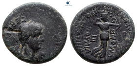 Phrygia. Akmoneia. Poppaea AD 62-65. Bronze Æ