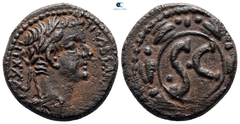 Seleucis and Pieria. Antioch. Tiberius AD 14-37. 
Bronze Æ

22 mm, 7,92 g

...