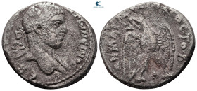 Seleucis and Pieria. Antioch. Elagabal AD 218-222. Billon-Tetradrachm