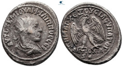 Seleucis and Pieria. Antioch. Philip I Arab AD 244-249. Billon-Tetradrachm