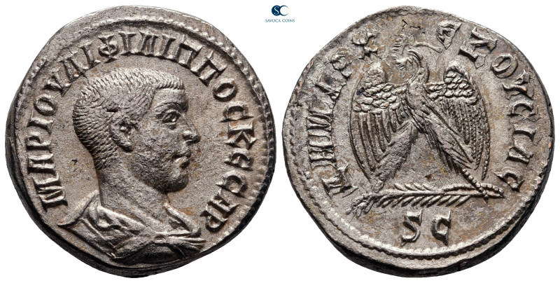 Seleucis and Pieria. Antioch. Philip II as Caesar AD 244-247. 
Billon-Tetradrac...