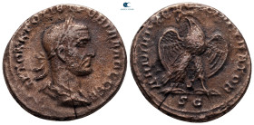 Seleucis and Pieria. Antioch. Trebonianus Gallus AD 251-253. Billon-Tetradrachm
