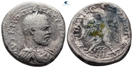 Decapolis. Gadara. Macrinus AD 217-218. Billon-Tetradrachm