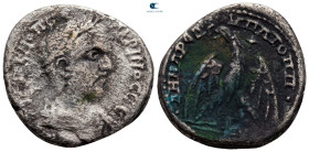 Judaea. Caesarea Maritima. Macrinus AD 217-218. Billon-Tetradrachm