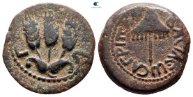 Judaea. Jerusalem. Herodians. Agrippa I AD 37-43. Prutah Æ