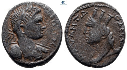 Mesopotamia. Edessa. Caracalla AD 198-217. Bronze Æ