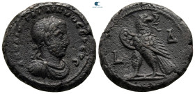 Egypt. Alexandria. Gallienus AD 253-268. Dated RY 4=AD 256/7. Potin Tetradrachm