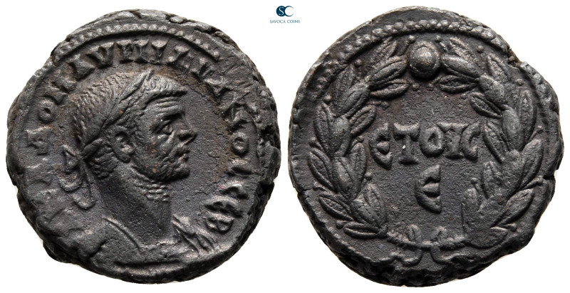 Egypt. Alexandria. Aurelian AD 270-275. 
Potin Tetradrachm

22 mm, 9,69 g

...