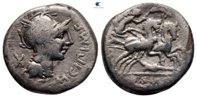 M. Cipius M.f 115-114 BC. Rome. Denarius AR