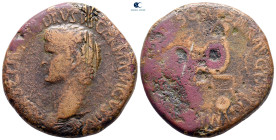 Nero Claudius Drusus (father of Claudius) AD 41-50. Rome. Sestertius Æ