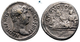 Hadrian AD 117-138. "Travel series" issue. Rome. Denarius AR