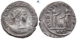 Aurelian AD 270-275. Antioch. Antoninianus Æ silvered