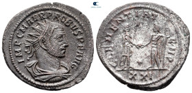 Probus AD 276-282. Antioch. Antoninianus Æ silvered