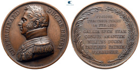 France. Charles Ferdinand of Borbone Duke of Berry. Louis XVIII AD 1814-1824. Medal