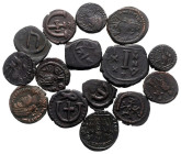 Lot of ca. 15 byzantine bronze coins / SOLD AS SEEN, NO RETURN!
Very Fine