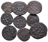 Lot of ca. 9 medieval bronze coins / SOLD AS SEEN, NO RETURN!
Very Fine