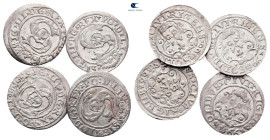 Lot of 4 Sigismund III Solidi / SOLD AS SEEN, NO RETURN!Very Fine