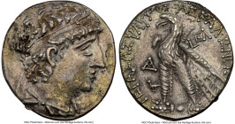 JUDAEA. Philistia (Palestine) Ascalon. Ca. 1st century BC. AR tetradrachm (26mm, 13.87 gm, 12h). NGC Choice XF 4/5 - 3/5, scratches. Reduced Tyrian St...