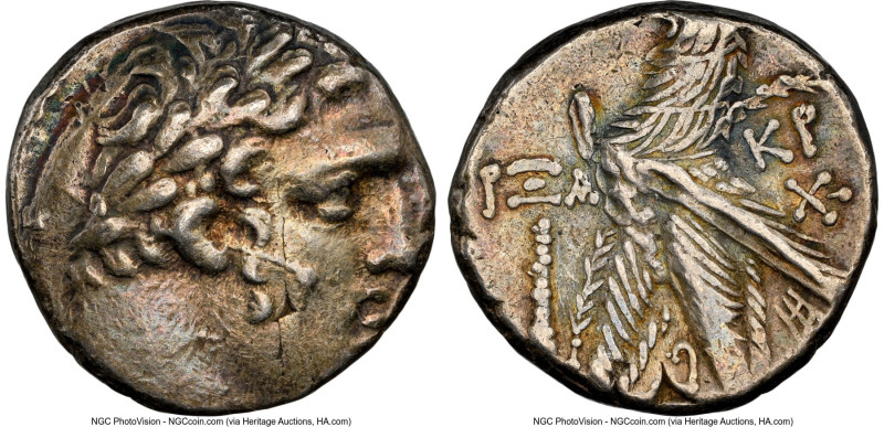 PHOENICIA. Tyre. Ca. 126/5 BC-AD 65/6. AR shekel (22mm, 14.15 gm, 1h). NGC Choic...