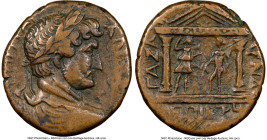 JUDAEA. Gaza. Hadrian (AD 117-138). AE (29mm, 12h). NGC Choice VF. Dated Year 192 (AD 131/2). ΑΥΤ ΚΑΙ ΤΡΑΙ ΑΔΡΙΑΝΟC CƐ, laureate and draped bust of Ha...