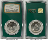Republic silver Specimen "Menorah - Israel's 10th Anniversary" 5 Lirot 1958 MS66 PCGS, Utrecht mint, KM21, Dav-258. Certified as coin #234 out of 363....