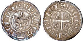 MAINE, comté
Charles II et III (1285-1290-1317) : Denier d'argent
 - TTB 40 (TTB+)
Rare !


B 179, P 30-18v
 - ARGENT - 1,06g
 ---------------...